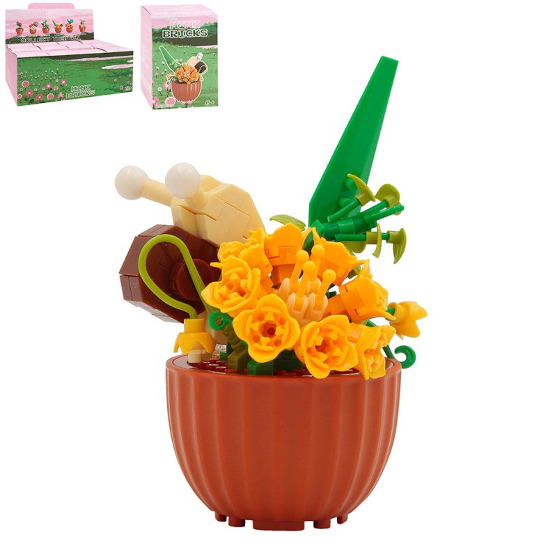 Lesser & Pavey MINIBRICKS FLOWERS WITH SNAIL LP76547