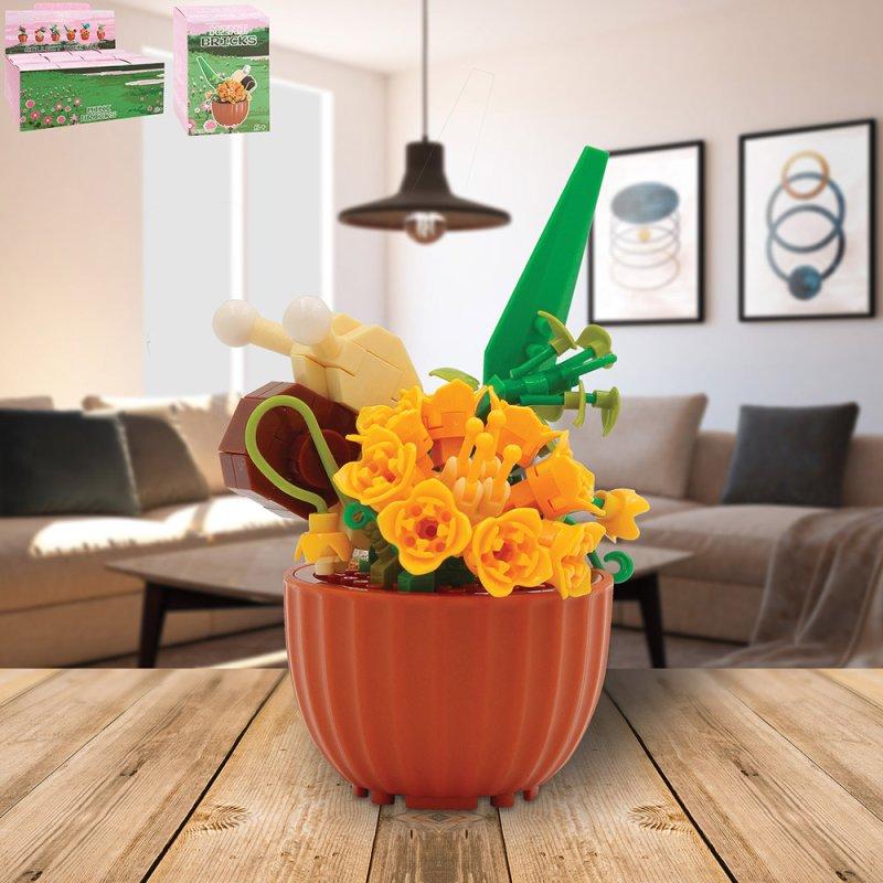 lesser & pavey MINIBRICKS FLOWERS WITH SNAIL LP76547