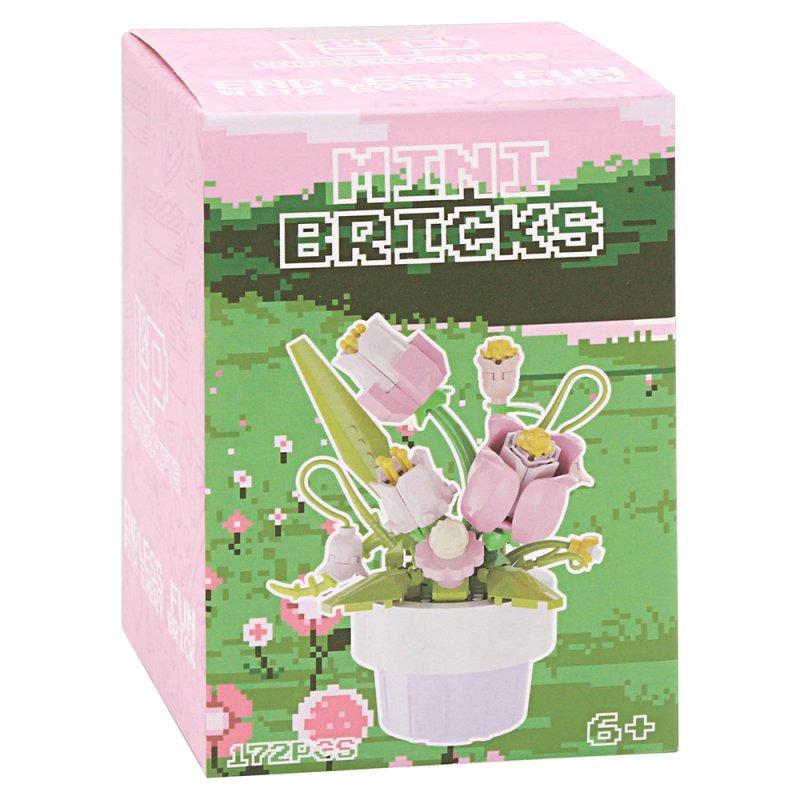 Lesser & Pavey MINIBRICKS PINK TULIPS LP76552