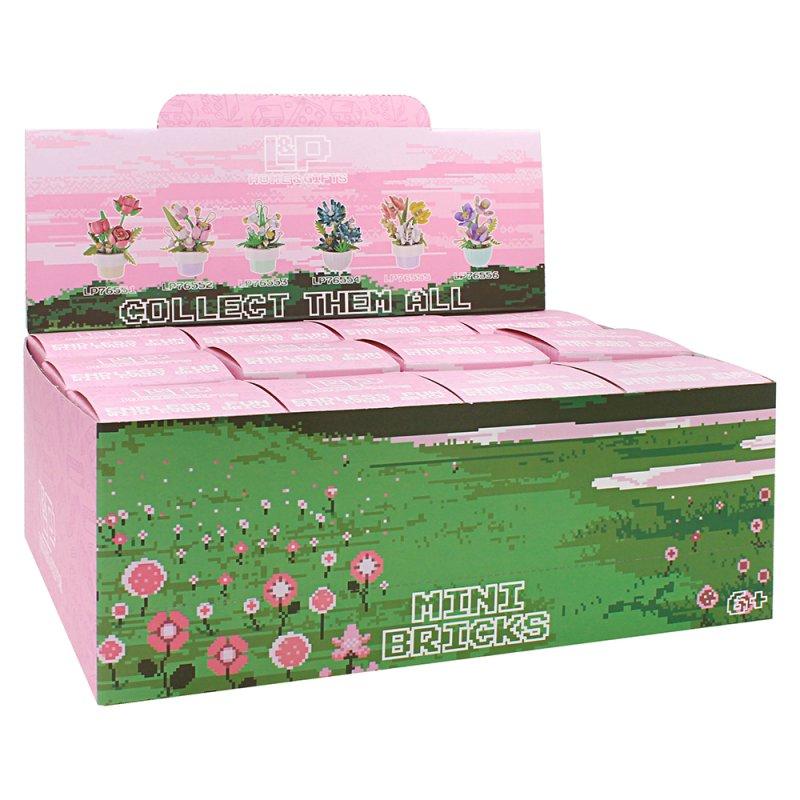 Lesser & Pavey MINIBRICKS PINK TULIPS LP76552