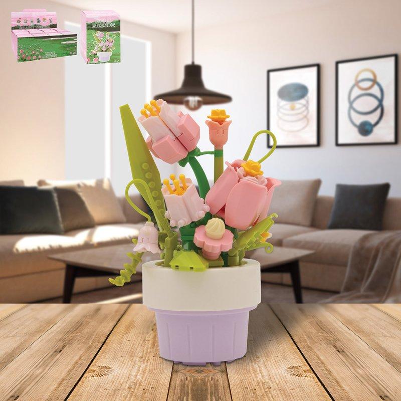 lesser & pavey MINIBRICKS PINK TULIPS LP76552