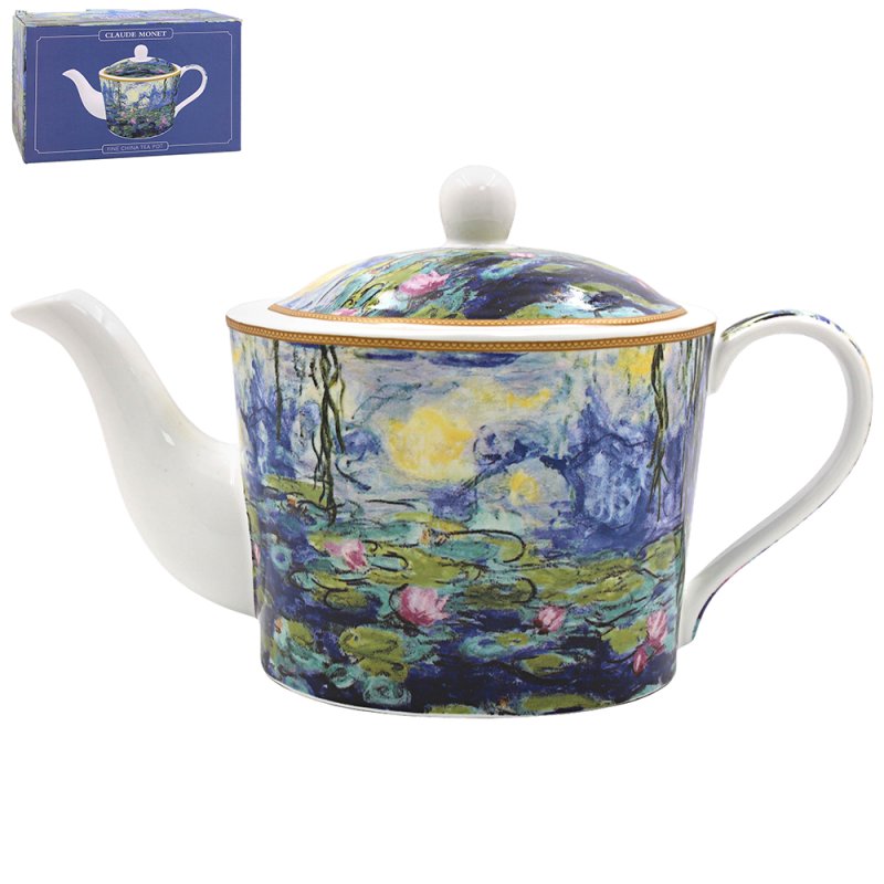 lesser & pavey MONET TEA POT WATERLILLIES LP96711