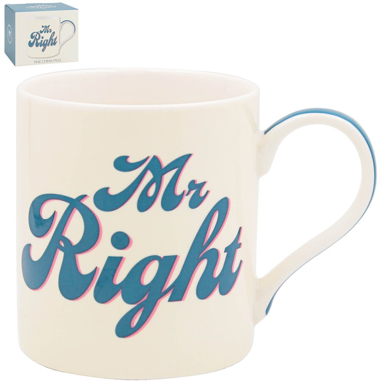 lesser & pavey MR RIGHT MUG LP96795