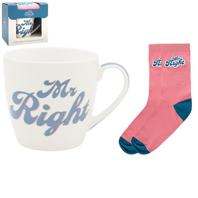 lesser & pavey MR RIGHT SOCK GIFT SET LP96825