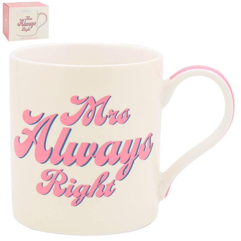 lesser & pavey MRS ALWAYS RIGHT MUG LP96796