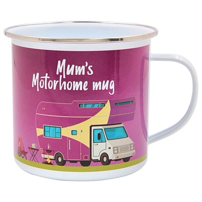 lesser & pavey MUM'S MOTORHOME TIN MUG LP96616