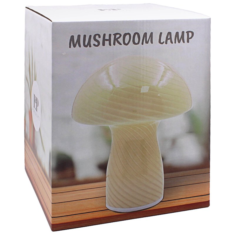 Lesser & Pavey MUSHROOM LAMP CREAM LP75483