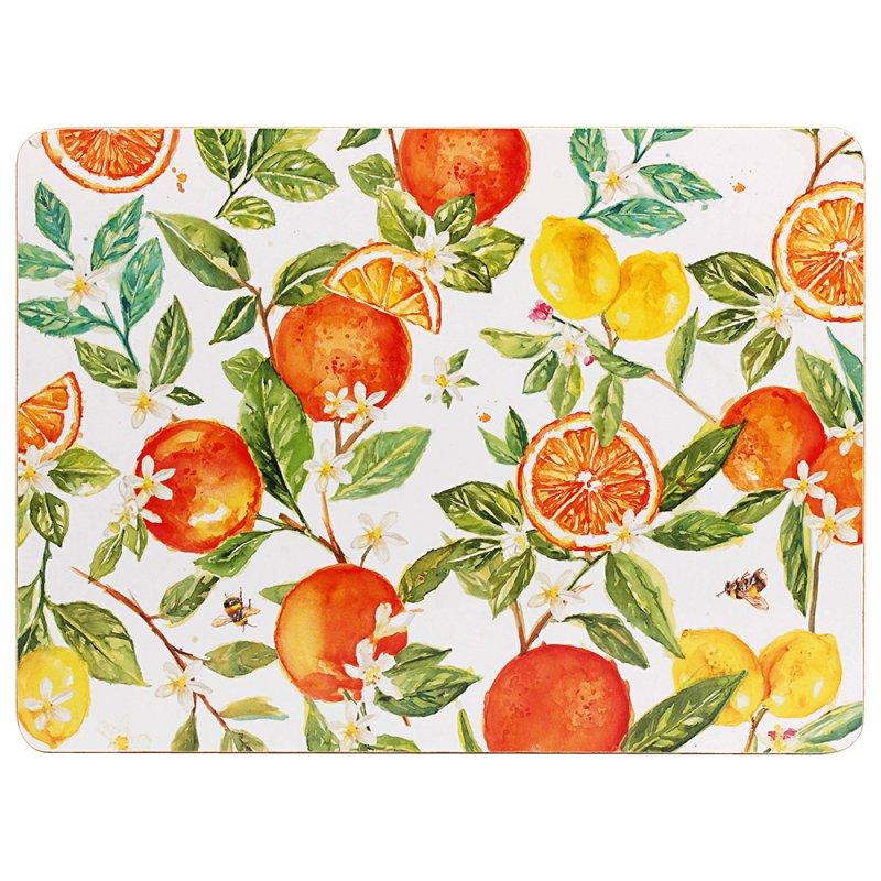 lesser & pavey ORANGES & LEMONS PLACEMATS S4 LP96934