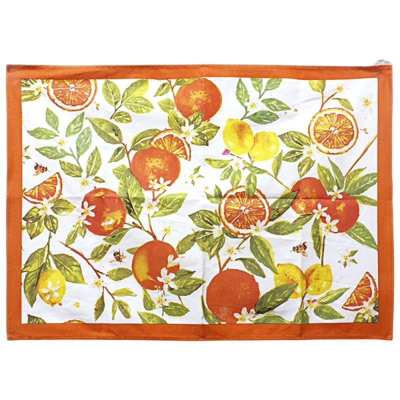 lesser & pavey ORANGES & LEMONS TEA TOWEL LP96943