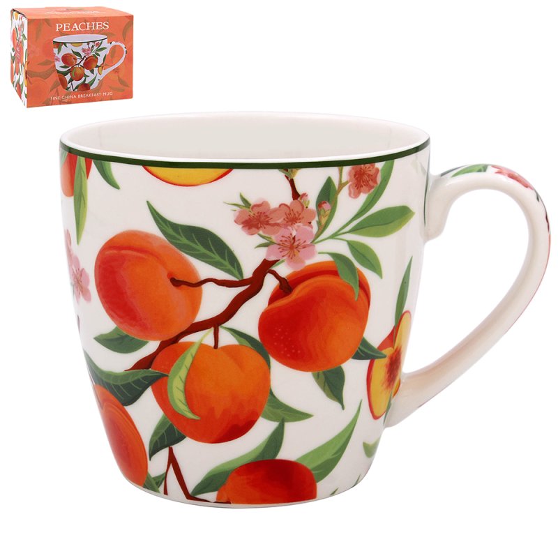 lesser & pavey PEACHES BREAKFAST MUG LP96491