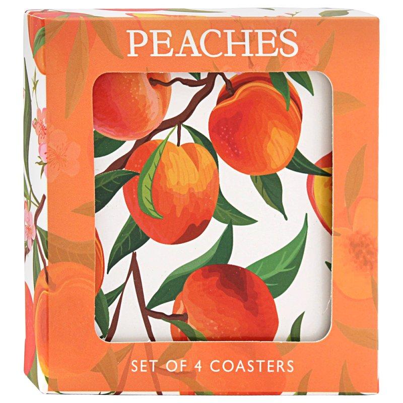 Lesser & Pavey PEACHES COASTERS SET 4 LP96492