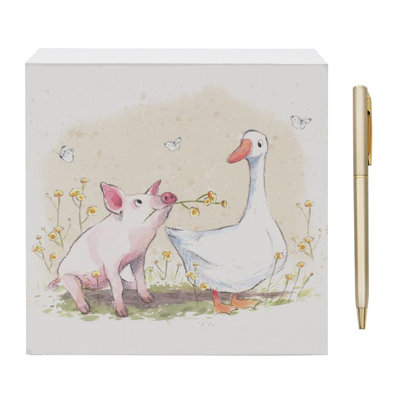 lesser & pavey PIG & DUCK MEMO PAD LP96448