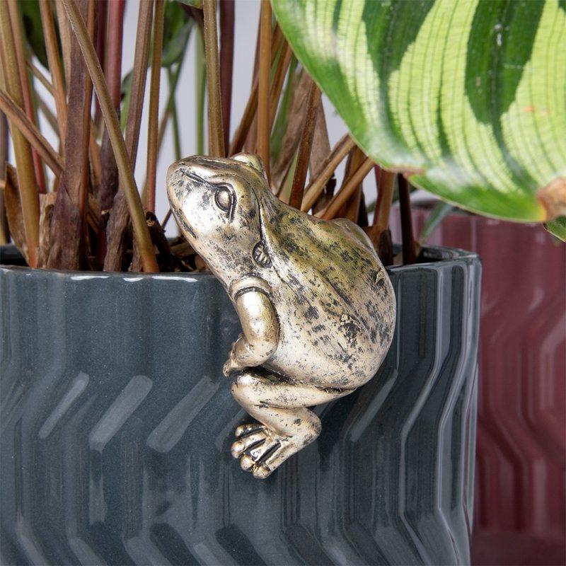 lesser & pavey PLANT POT PALS FROG LP74635