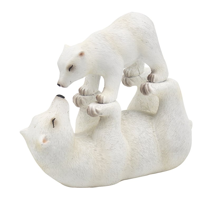 Lesser & Pavey POLAR BEAR WITH BABY LP74118