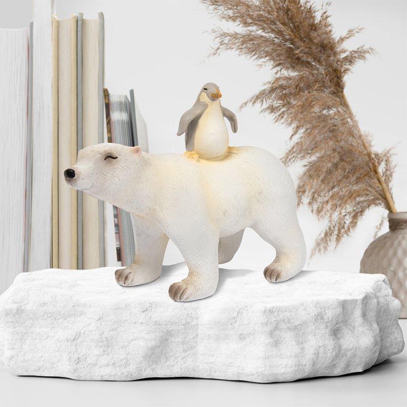 lesser & pavey POLAR BEAR WITH PENGUIN LP74120