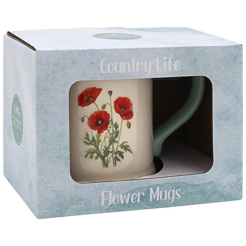 Lesser & Pavey POPPY MUG EMBOSSED LP75124