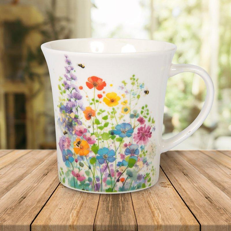 lesser & pavey PORTFOLIO FLORAL MEADOW MUG LP34296