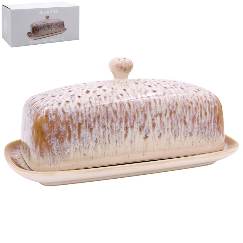 Lesser & Pavey REACTIVE GLAZE BUTTER DISH LP73604