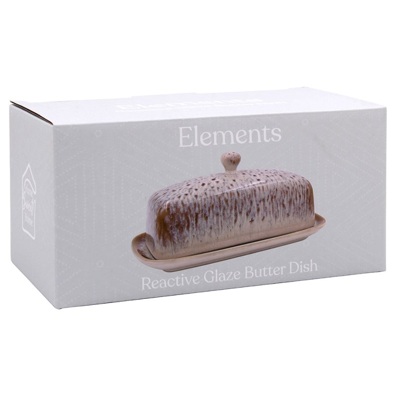 Lesser & Pavey REACTIVE GLAZE BUTTER DISH LP73604