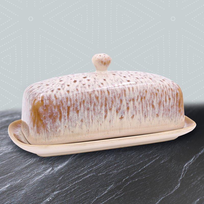 lesser & pavey REACTIVE GLAZE BUTTER DISH LP73604