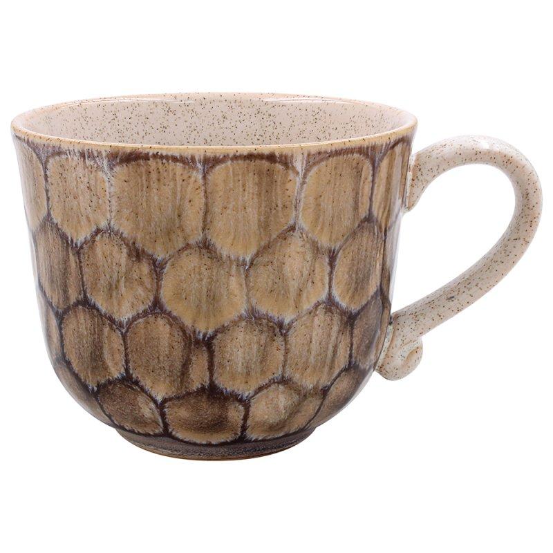 Lesser & Pavey REACTIVE GLAZE MUG - BROWN LP74396