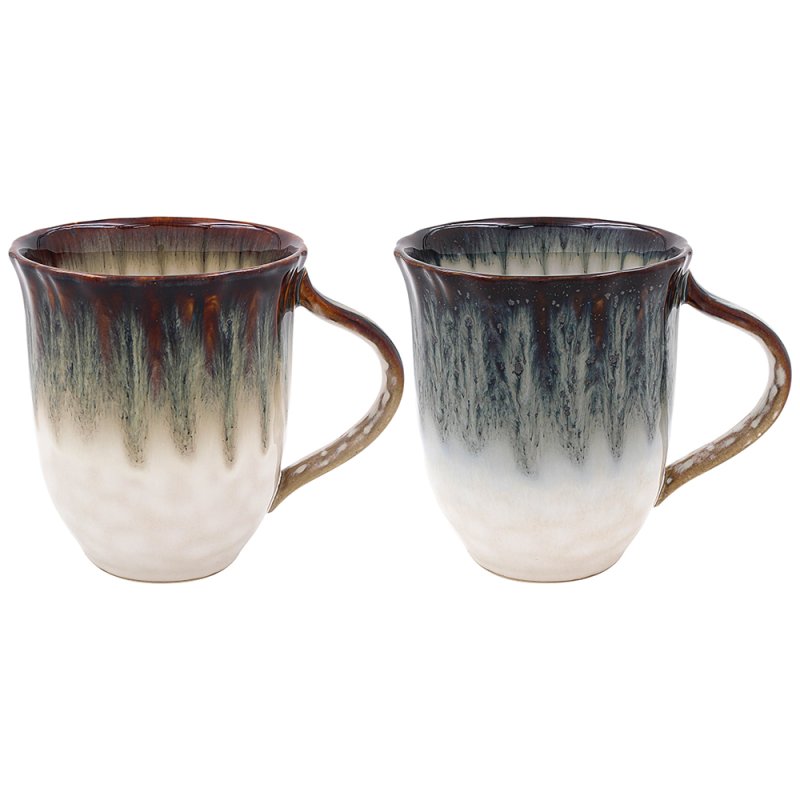 Lesser & Pavey REACTIVE GLAZE MUGS SET OF 2 LP73592