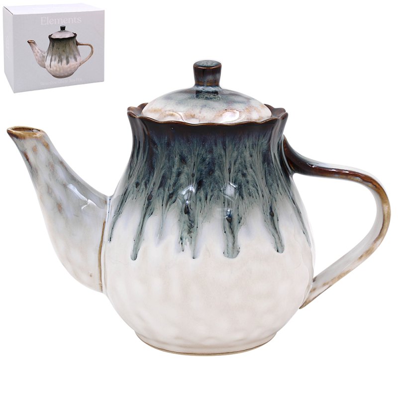 Lesser & Pavey RECTIVE GLAZE TEA POT LP74415