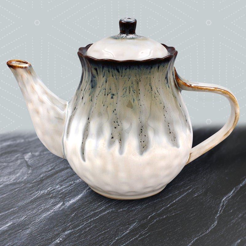 lesser & pavey RECTIVE GLAZE TEA POT LP74415