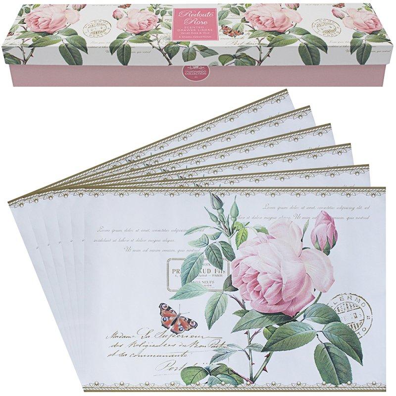 lesser & pavey REDOUTE ROSE DRAWER LINERS LP75197