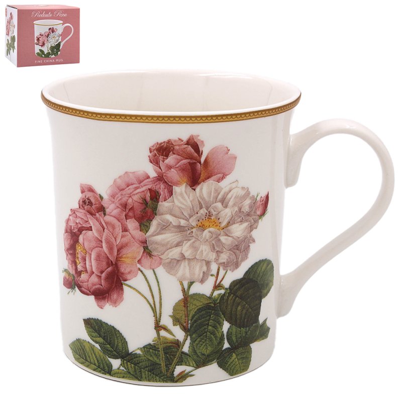 lesser & pavey REDOUTE ROSE MUG LP96483