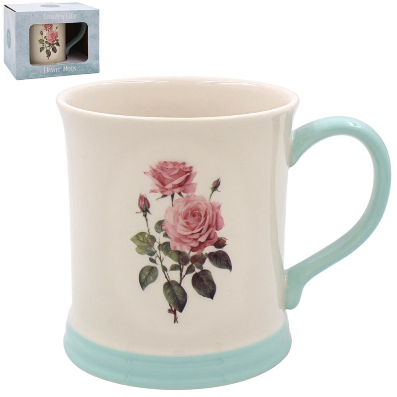 Lesser & Pavey ROSE MUG EMBOSSED LP75125