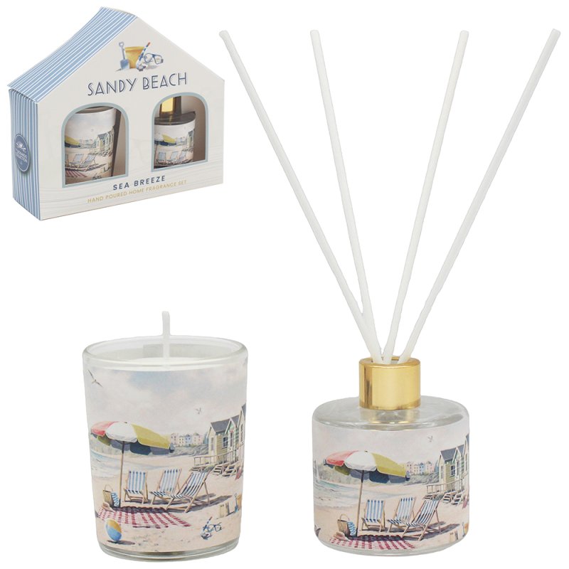 lesser & pavey SANDY BEACH CANDLE & DIFFUSER LP96877