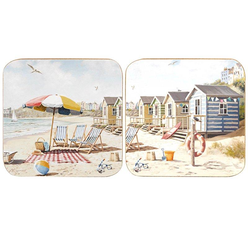 lesser & pavey SANDY BEACH COASTERS S4 LP96865