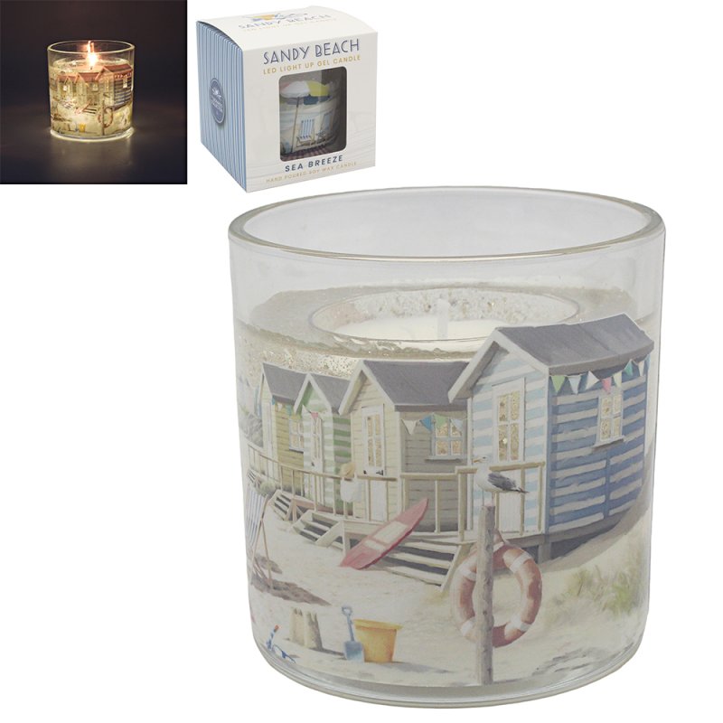 lesser & pavey SANDY BEACH LED GEL CANDLE LP96878