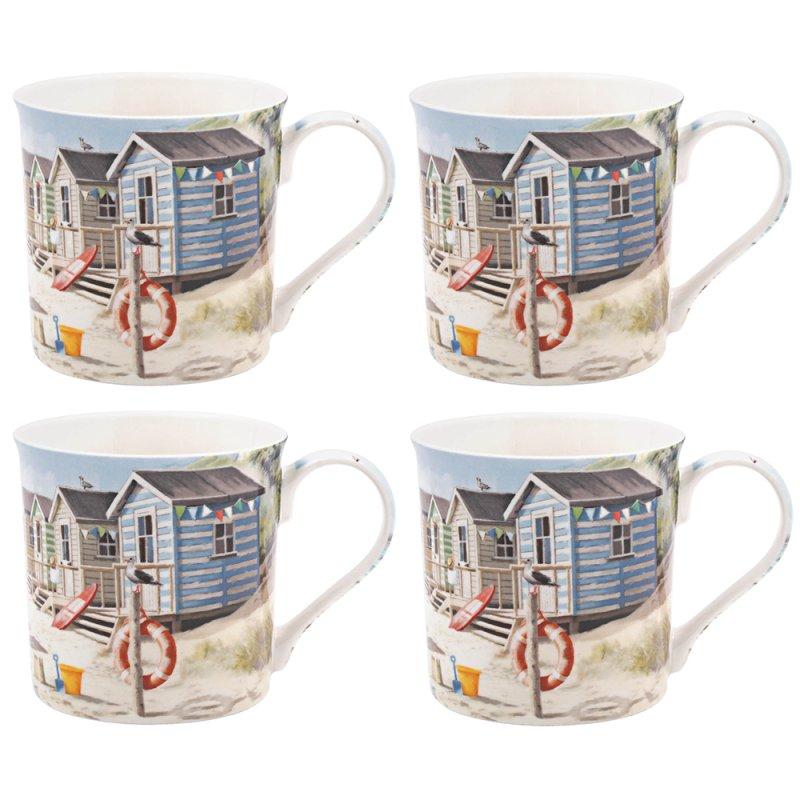 lesser & pavey SANDY BEACH MUGS S4 LP96863