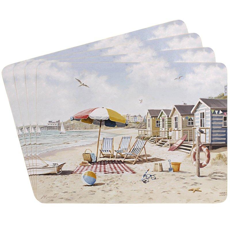 lesser & pavey SANDY BEACH PLACEMATS S4 LP96866