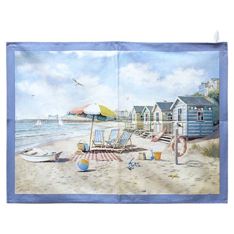 lesser & pavey SANDY BEACH TEA TOWEL LP96874