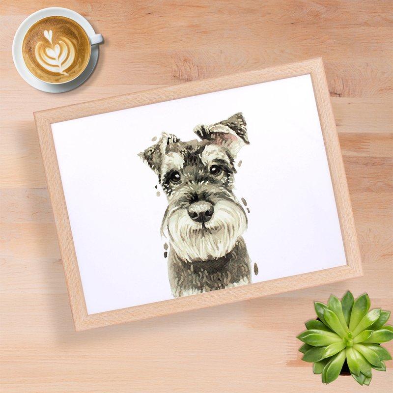 lesser & pavey SCHNAUZER LAPTRAY LP75186
