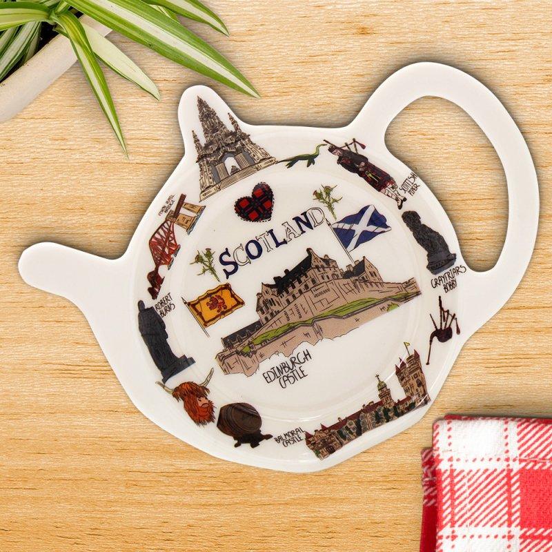 lesser & pavey SCOTTISH SKETCH TEABAG TIDY LP72725