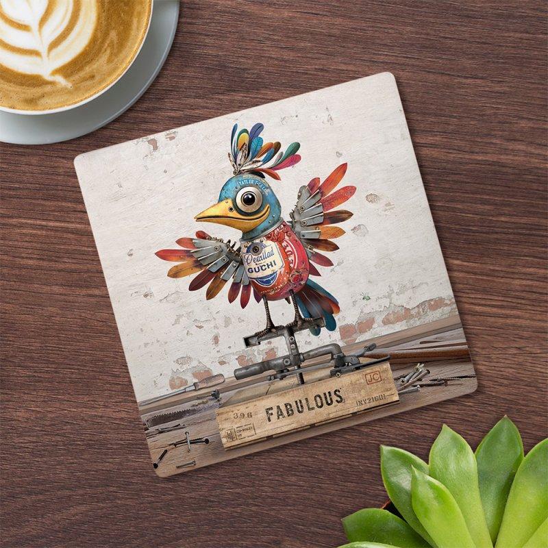 lesser & pavey SCRAP BIRD COASTER LP34250