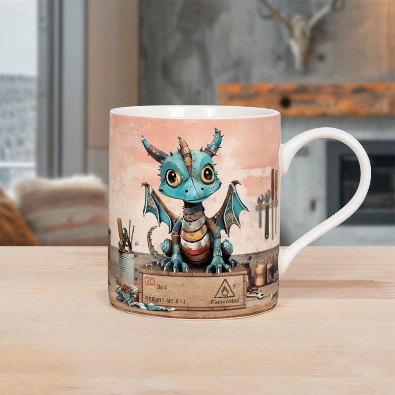lesser & pavey SCRAP DRAGON MUG LP34246