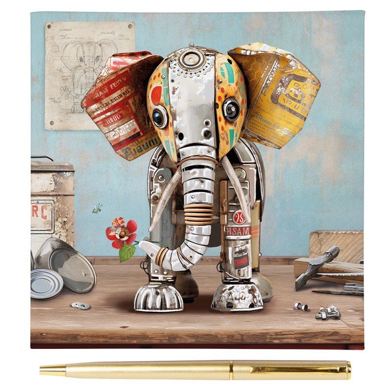 Lesser & Pavey SCRAP ELEPHANT MEMO PAD LP75211