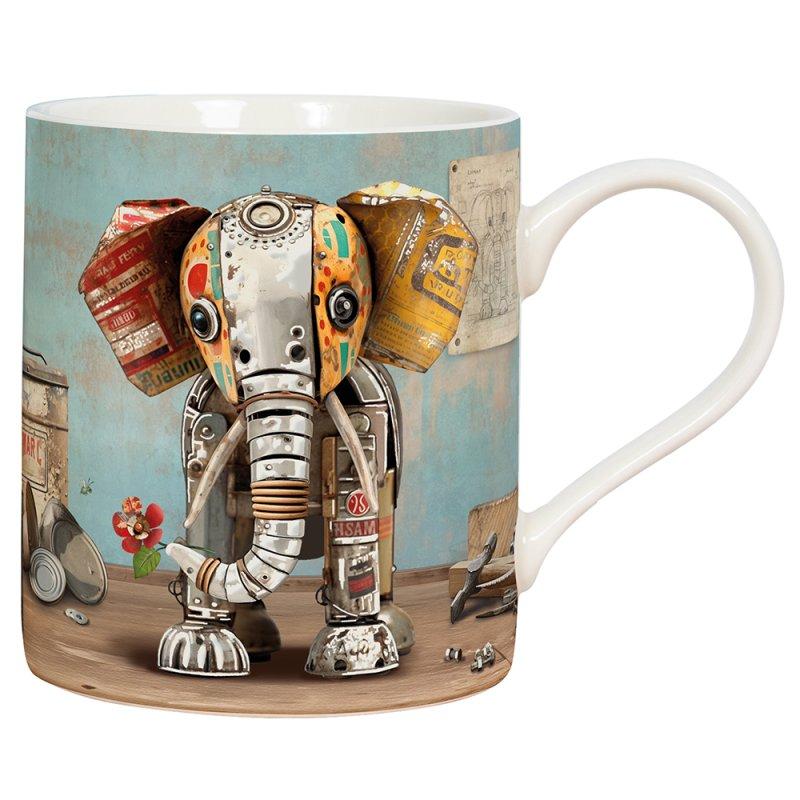 Lesser & Pavey SCRAP ELEPHANT MUG LP34248