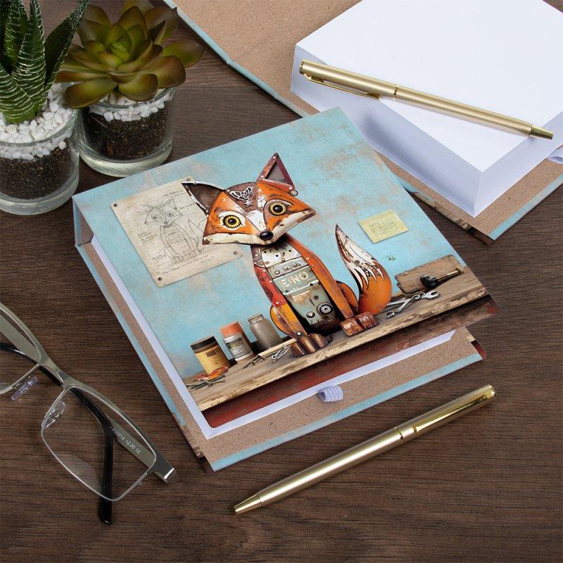 lesser & pavey SCRAP FOX MEMO PAD LP75206