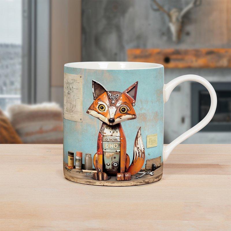 lesser & pavey SCRAP FOX MUG LP34243