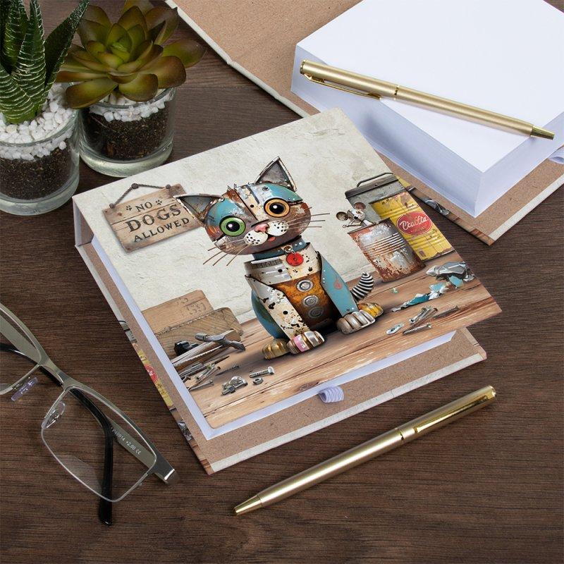 lesser & pavey SCRAP KITTEN MEMO PAD LP75207