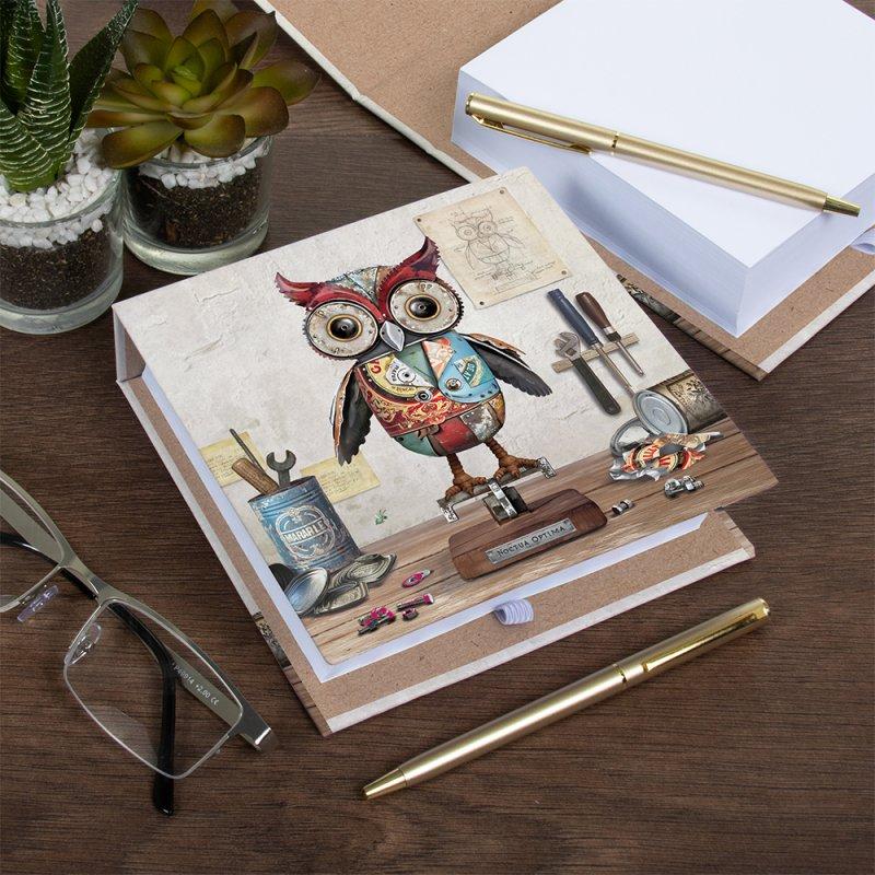 lesser & pavey SCRAP OWL MEMO PAD LP75208