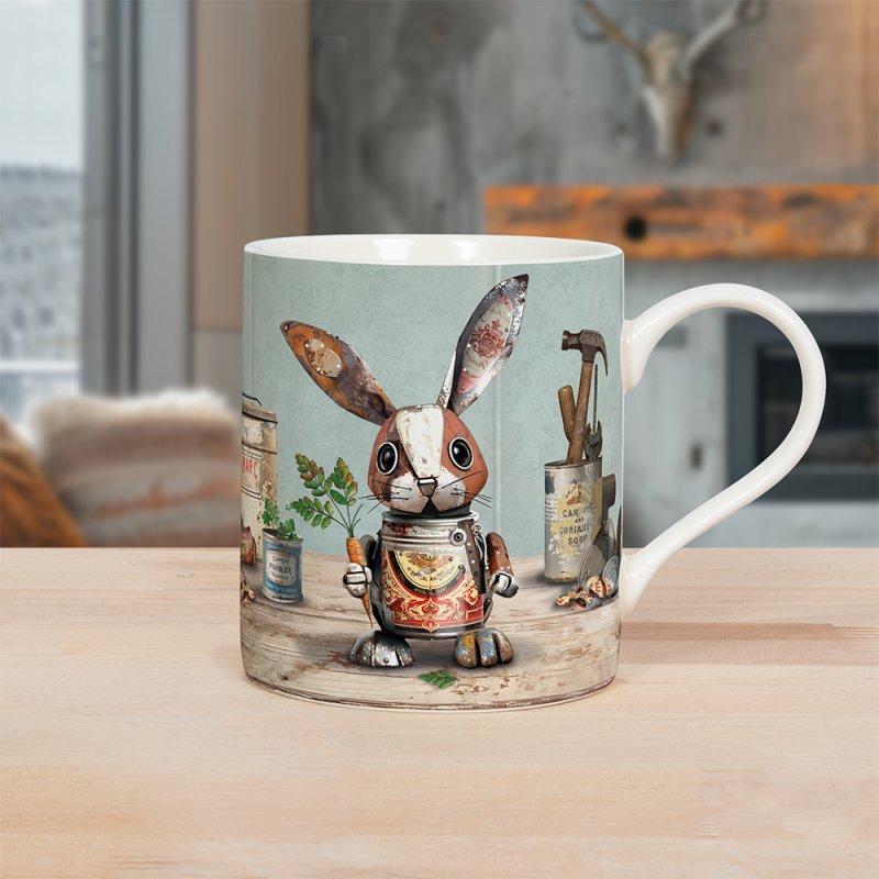 lesser & pavey SCRAP RABBIT MUG LP34241