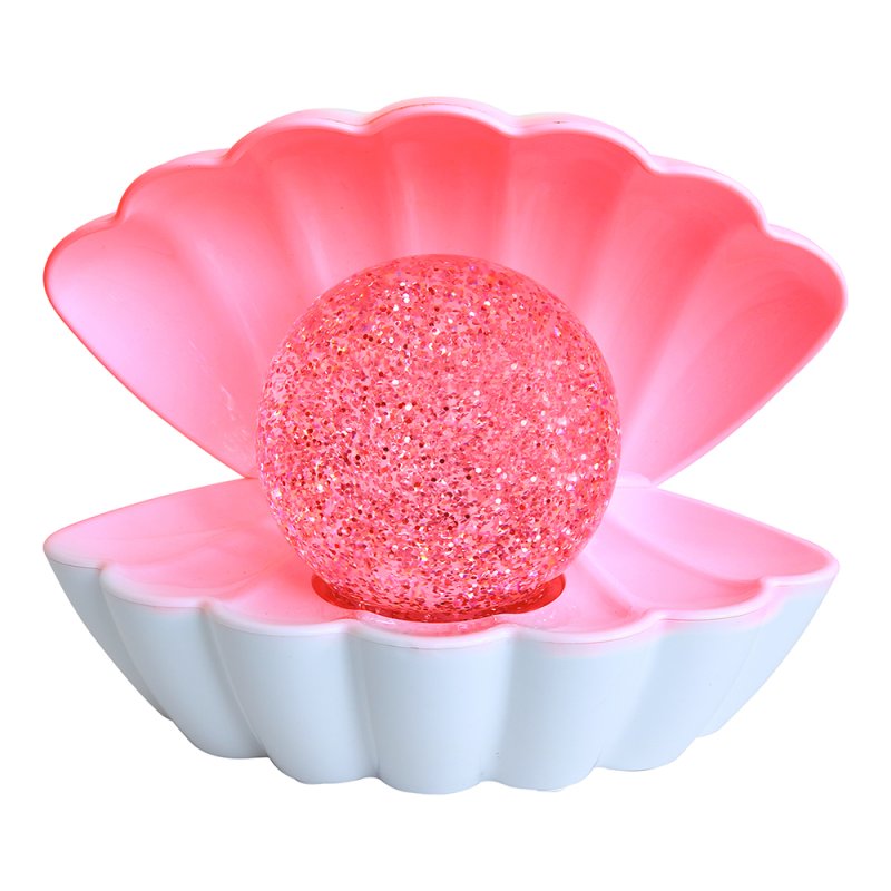 Lesser & Pavey SEASHELL GLITTER LAMP WHITE LP49420