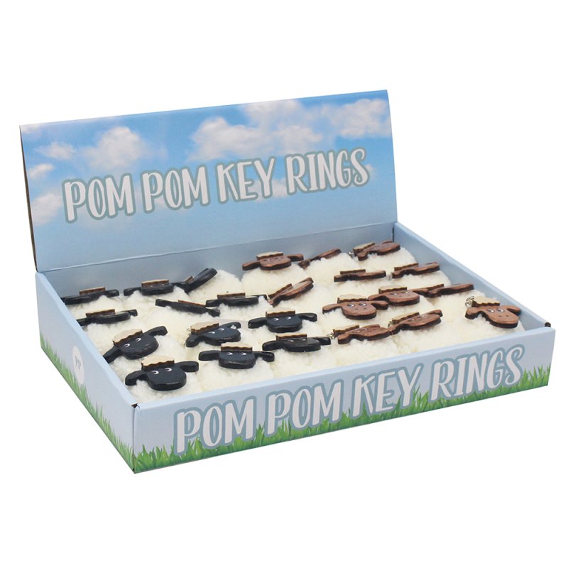 Lesser & Pavey SHEEP KEYRING 2 ASST LP75364